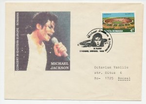 Cover / Postmark Romania 1992 Michael Jackson