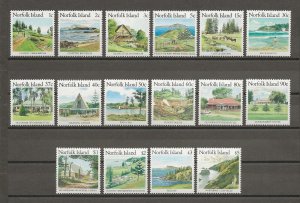 NORFOLK ISLAND 1987/88 SG 405/20 MNH Cat £15