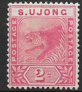 MALAYA SUNGEI UJONG SG50 1891 2c ROSE MTD MINT