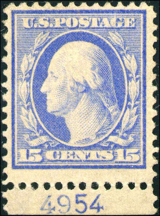 1911 US Stamp #382 A140 15c Mint Original Gum Catalogue Value $225