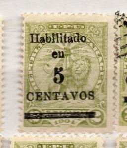 Paraguay 1907 Early Issue Fine Mint Hinged 5c. Surcharged 281512