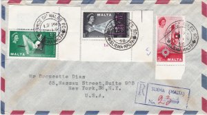 Malta # 266-268, Technical Education, Registered, First Day Cover?