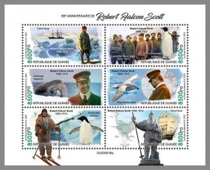 GUINEA REP. 2023 MNH 155th anniversary of Robert Falcon Scott M/S #418a