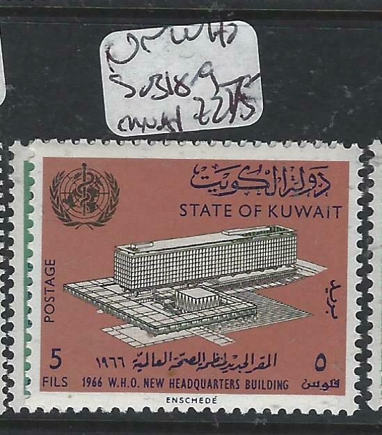 KUWAIT  (P0305B)  WHO  UN  SG 318-9   MNH