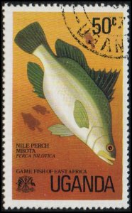 Uganda 159 - Cto - 50c Nile Perch (1977)