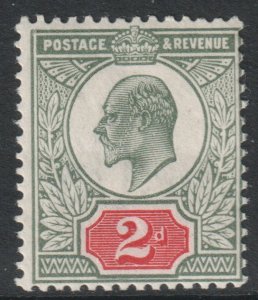 GB Scott 130 - SG291, 1902 Edward VII 2d MH*