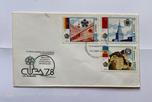 CUBA FDC , XI FESTIVAL MUNDIAL DE LA JUVENTUD Y LOS ESTUDIANTES 