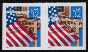 US #2915Ah IMPERF PAIR, XF-SUPERB mint never hinged, small scuff, fresh coil