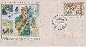 Australia 1990 Survey Corps Pre-stamped Envelope First Day of Issue