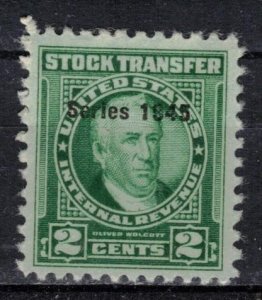 USA - Revenues - Stock Transfer - Scott RD187 MNH