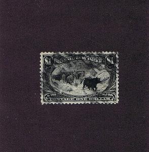  SC# 292 USED $1 WESTERN CATTLE  IN STORM 1898  2019 PSAG CERT GRADED VF XF 85 