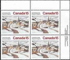 CANADA   #652 MNH UPPER RIGHT PLATE BLOCK  (2-2)