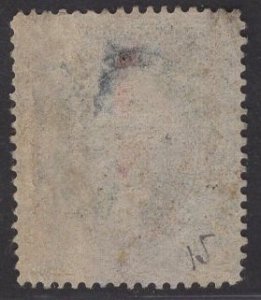 US Stamp #37a Gray 24c Washington USED SCV $375. Fantastic Red Date Cancel