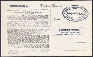 Argentina - First Polar Postal History Exhibit Card