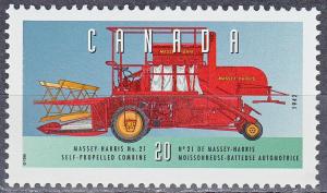 #1605x MNH Canada Massey-Harris No. 21 selfpropelled combine