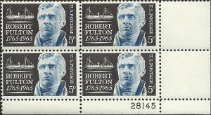 # 1270 MINT NEVER HINGED ROBERT FULTON