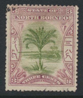 North Borneo  SG 96a   Used  perf 15 please see scan & details