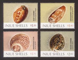 Niue Sc# 872-5 MNH Shells