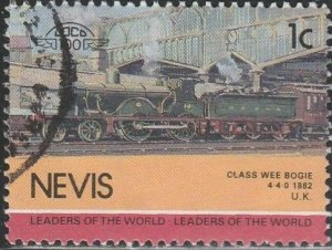 Nevis,  #190b Used From 1983-86