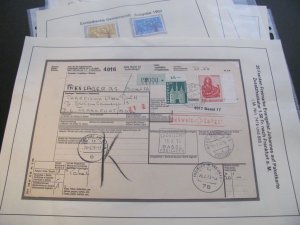 SWITZERLAND USED STAMPS & COVERS COLL. ON PAGES 1930-2005 $2K-$3K CAT. XF (191)