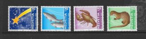 SWITZERLAND #B617-20 FISH, LOBSTER MNH