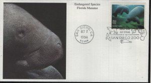 US    3105o     FDC       MANATEE    , MYSTIC,   CACHET,