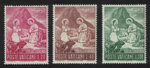 Vatican Christmas 3v 1965 MNH SC#420-422 SG#464-466