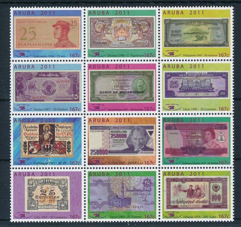 [AR529] Aruba 2011 Bank Notes Paper money MNH