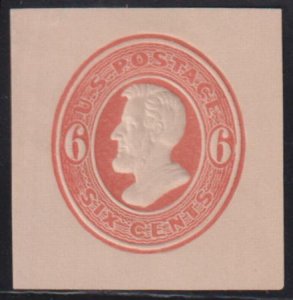 US Postal Stationery and Cut Squares #U183a MINT  VF - XF Vermillion Cat Valu...