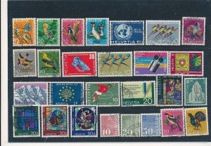 D397382 Switzerland Nice selection of VFU Used stamps
