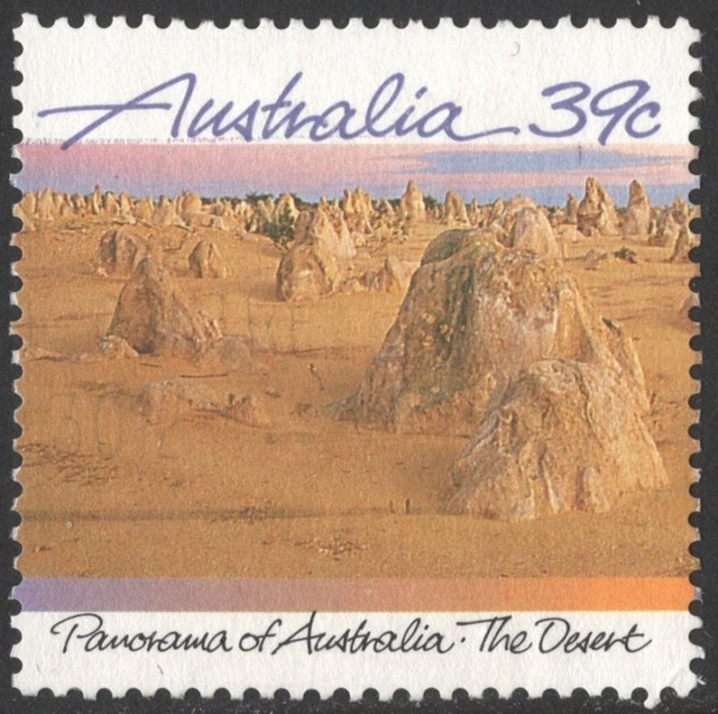 Australia SC#1098 39¢ Pinnacles Desert (1988) Used
