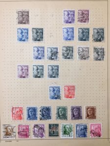 Spain Mid Period Used MH(Apx 100 Items) EP796