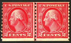 U.S. #454 MINT PAIR OG NH