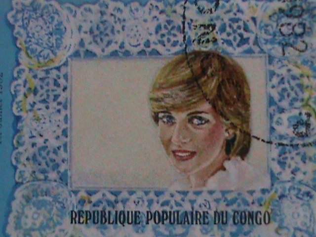 CONGO: BEAUTIFUL LOVELY PRINCESS DIANA 21ST BIRTH  ANNIV:  CTO NH S/S