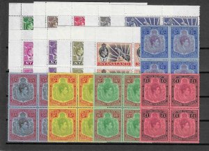 NYASALAND 1938/44 SG 130/43 MNH Cat £900