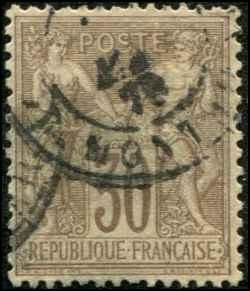 France SC# 73 Peace & Commerce 30c  Used  SCV 8.25