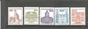 Germany, 1308 ,1312-1315 MNH