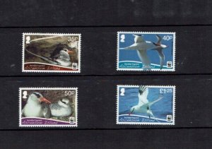 Ascension Island:  2011  Endangered Species, Red Billed Tropicbird, MNH set