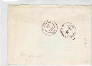 sweden 1965 stamps cover ref 19564