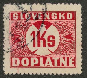 Slovakia J8 Postage Due 1939