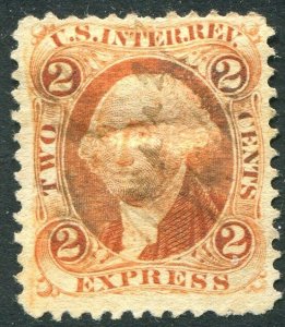 R10c  2c  Express Orange, Revenue Used