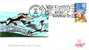 #3391 Wile Coyote - Roadrunner B Line FDC