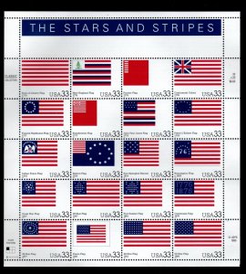 ALLY'S STAMPS US Scott #3403 33c Stars & Stripes [20] MNH F/VF [FP-25]