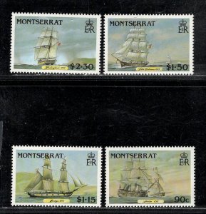 MONTSERRAT SC# 618-21 FVF/MNH