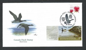 Canada  Duck Stamp  FDC  unitrade FWH22