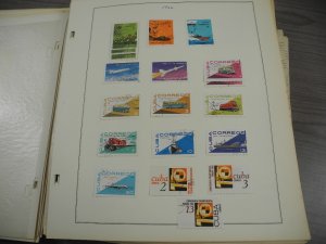 CUBA, 100s & 100s of Stamps mostly hinged on Scott pages