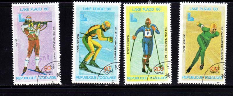 TOGO #1049, C409-C411  1980  OLYMPICS  LAKE PLACID   MINT VF NH  CTO