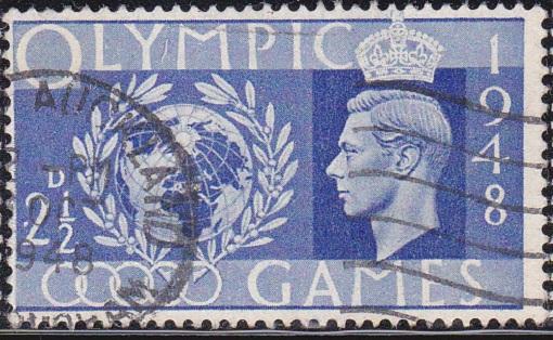 Great Britain 1948 SC #271 Olympic Games at Wembley, 2 1/2p Used.