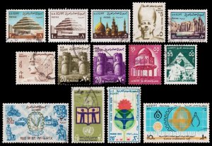 Egypt Scott 889 -- 963 (1972-74) Used/Mint H F-VF Q