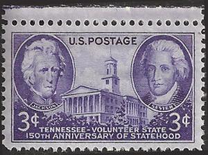 # 941 MINT NEVER HINGED TENNESSEE STATEHOOD 150TH ANNIV.